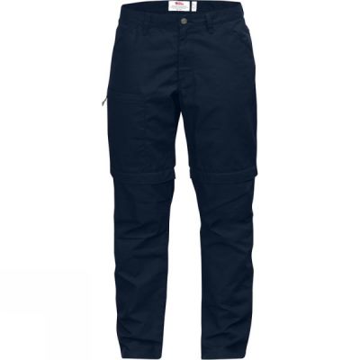 Pantalones Fjallraven High Coast Zip-Off Mujer - Azul Marino - Chile AHZ368402